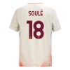 Maillot de Supporter AS Roma Soule 18 Extérieur 2024-25 Pour Homme